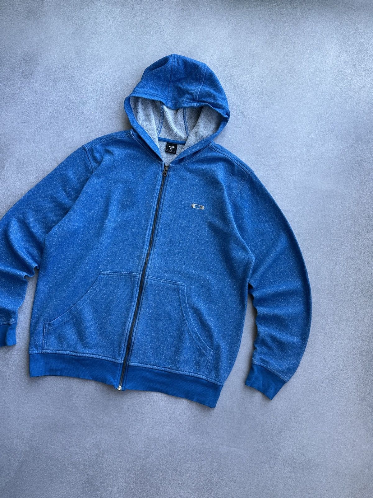 Oakley Vintage Oakley Blue Light Zip Hoodie Mens Sz S Size US S / EU 44-46 / 1 - 2 Thumbnail