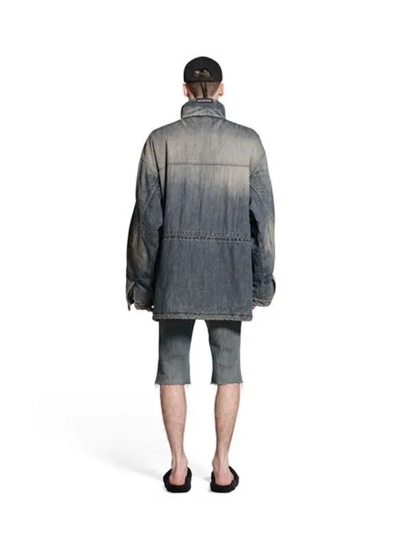 Balenciaga o1w1db10126 Parka in Blue Size US XXL / EU 58 / 5 - 5 Thumbnail