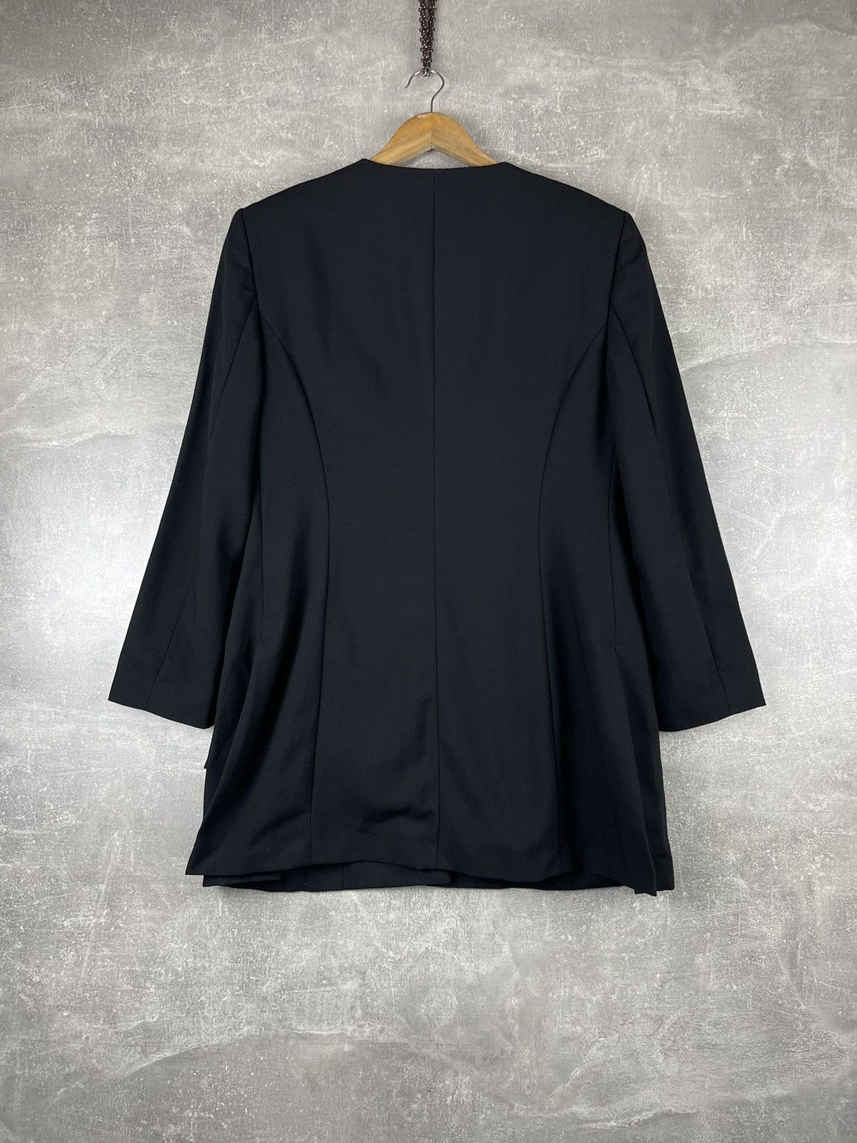 Escada Escada Margaretha Ley Virgin Wool Jacket Black Minimalist Size M / US 6-8 / IT 42-44 - 6 Thumbnail