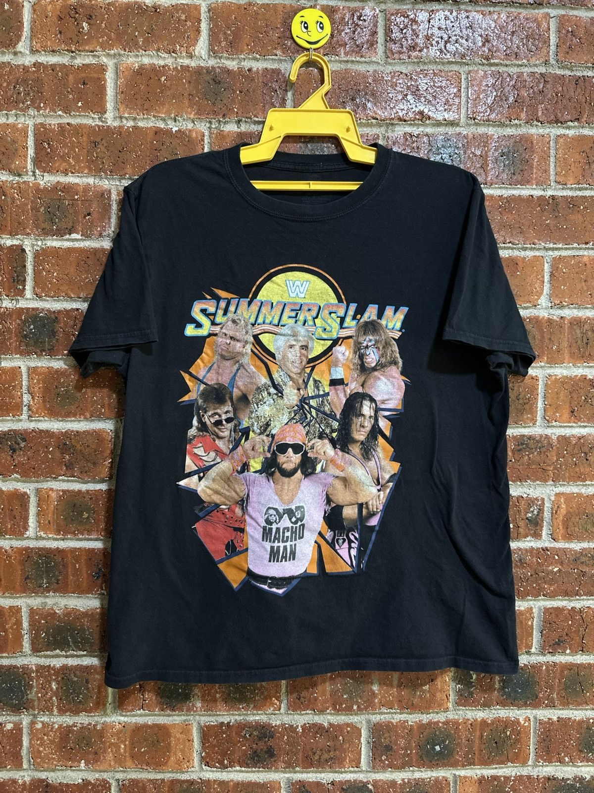 Vintage × WWE × WWF Vintage Wwe Summer Slam Faded Wrestling Tee Size US L / EU 52-54 / 3 - 1 Thumbnail
