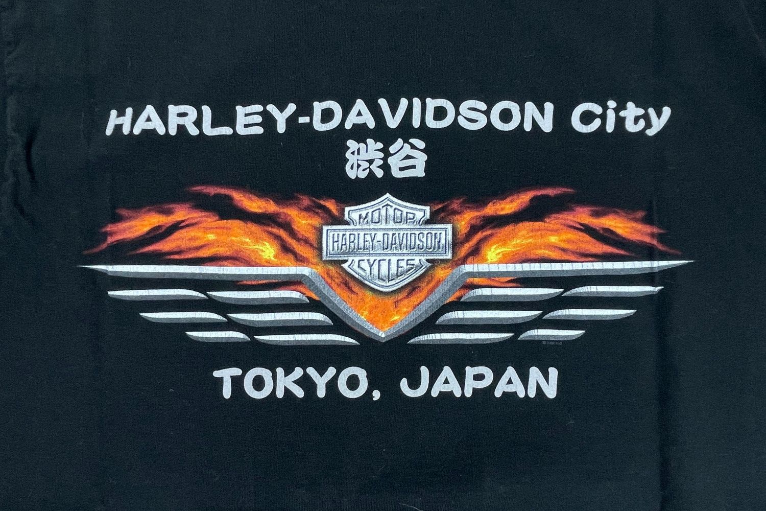 Harley Davidson × Vintage ’05-08 Harley “Loyal to One” Tokyo Shibuya Dealer Tee — Sz S Size US S / EU 44-46 / 1 - 1 Thumbnail