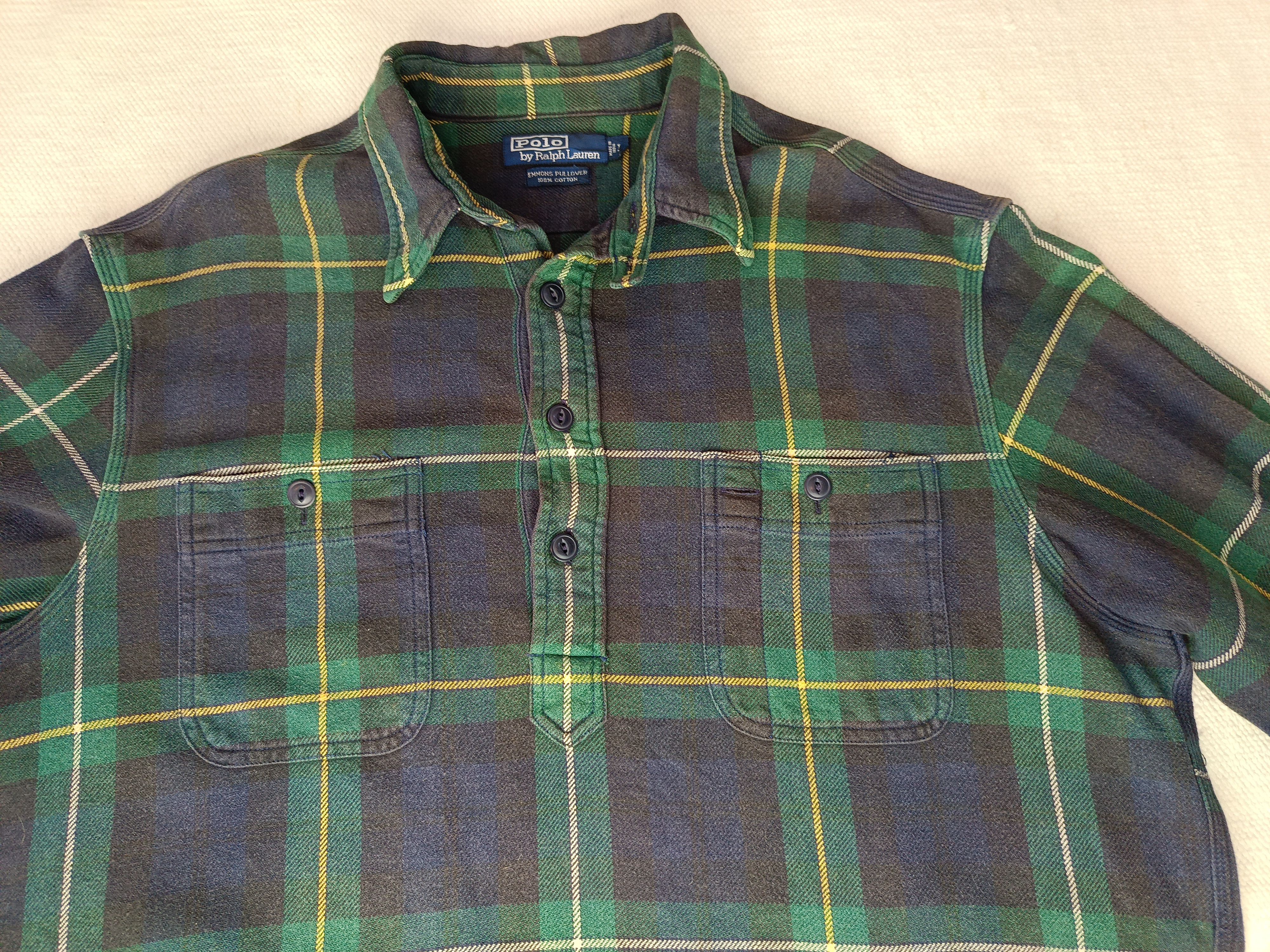 Polo Ralph Lauren × Ralph Lauren POLO Ralph Lauren Emmons Pullover 90s long sleeve shirt Size US L / EU 52-54 / 3 - 10 Thumbnail