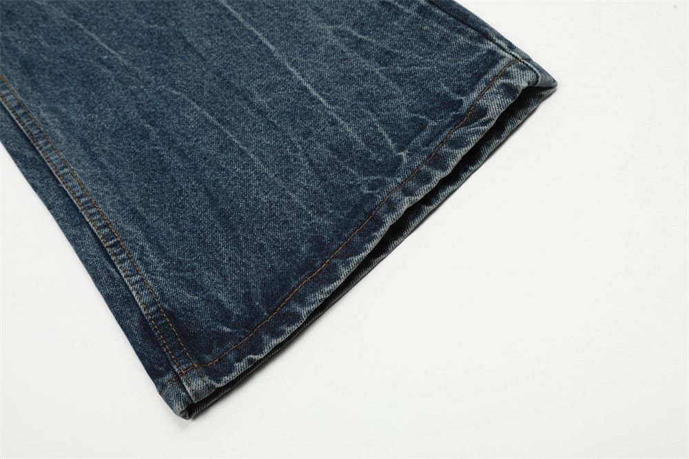 Vintage Men's Vibe Punk Washed Distressed Hippie Flared Jeans Size US 32 / EU 48 - 6 Thumbnail