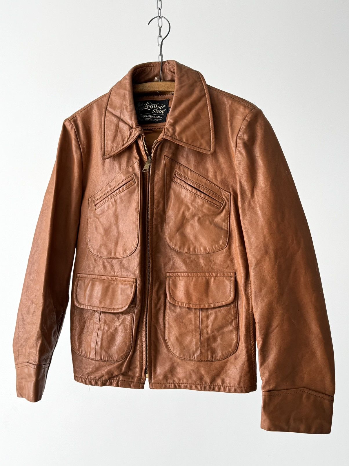 Sears × Vintage 1970s Vintage Sears The Leather Shop Rockabilly Jacket Size US S / EU 44-46 / 1 - 3 Thumbnail