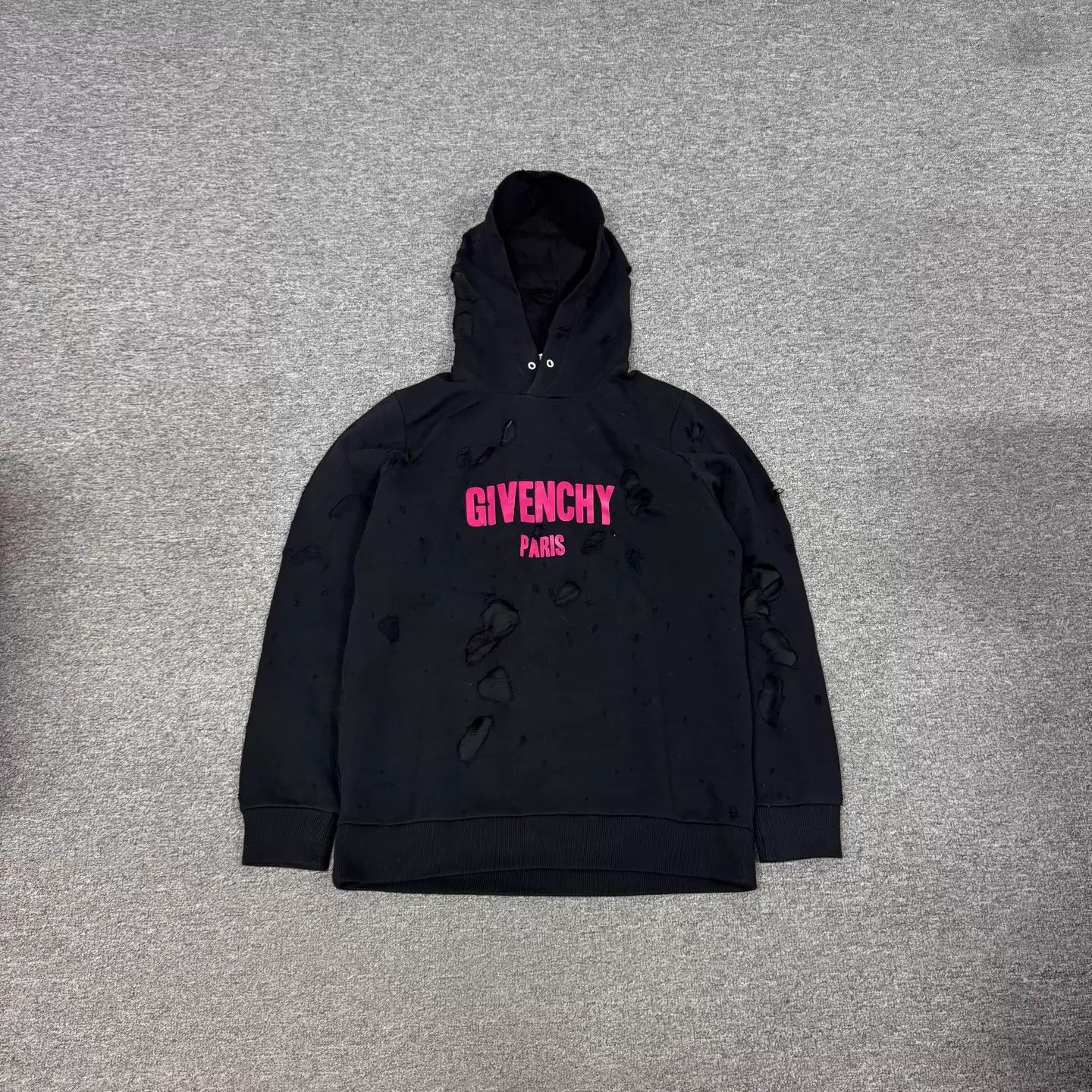 Givenchy Givenchy distressed logo print hoodie XS mint Size US XS / EU 42 / 0 - 1 Thumbnail
