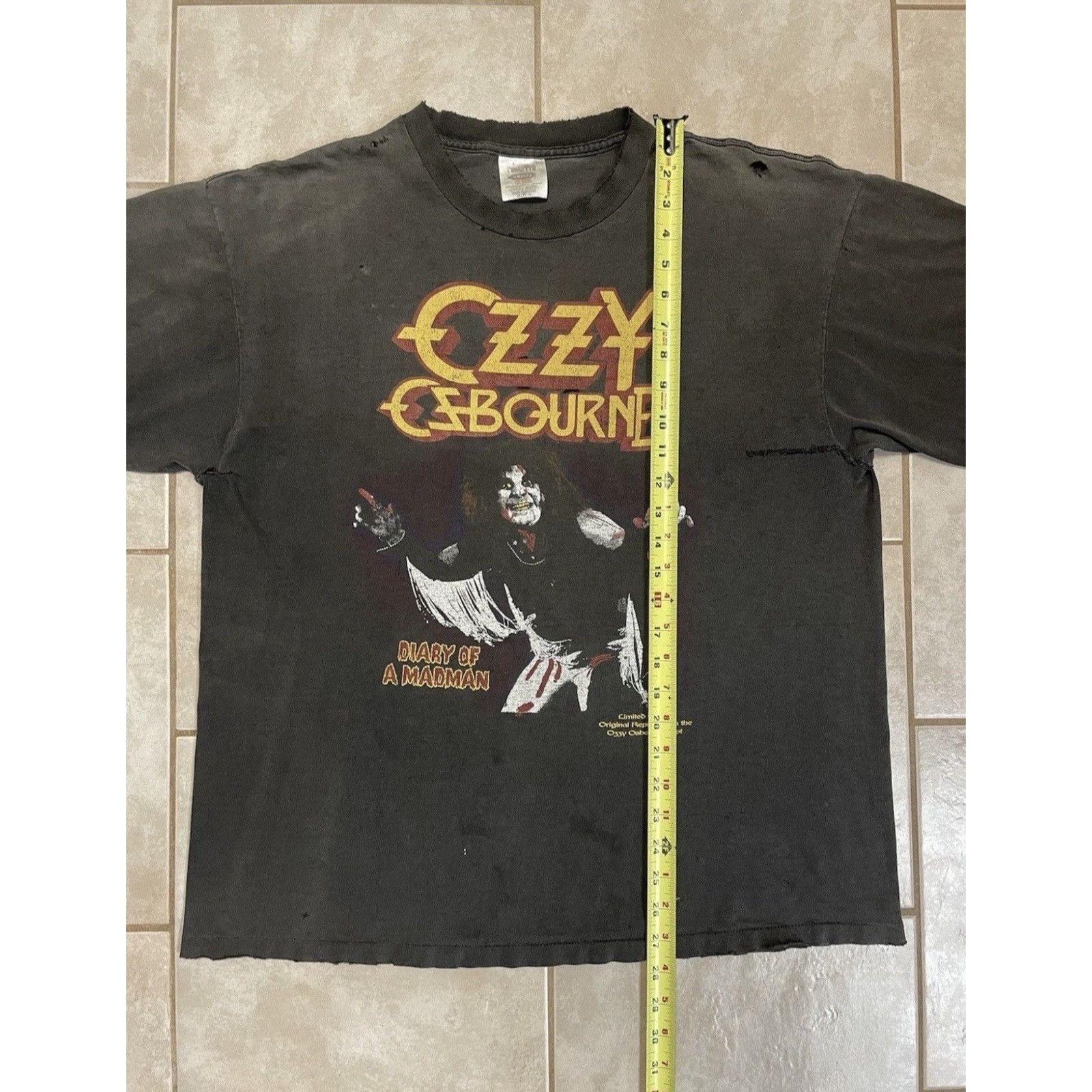 Other Vintage 90’s Ozzy Osbourne Diary Of A Madman Sz XL Thrashed Size US XL / EU 56 / 4 - 21 Thumbnail