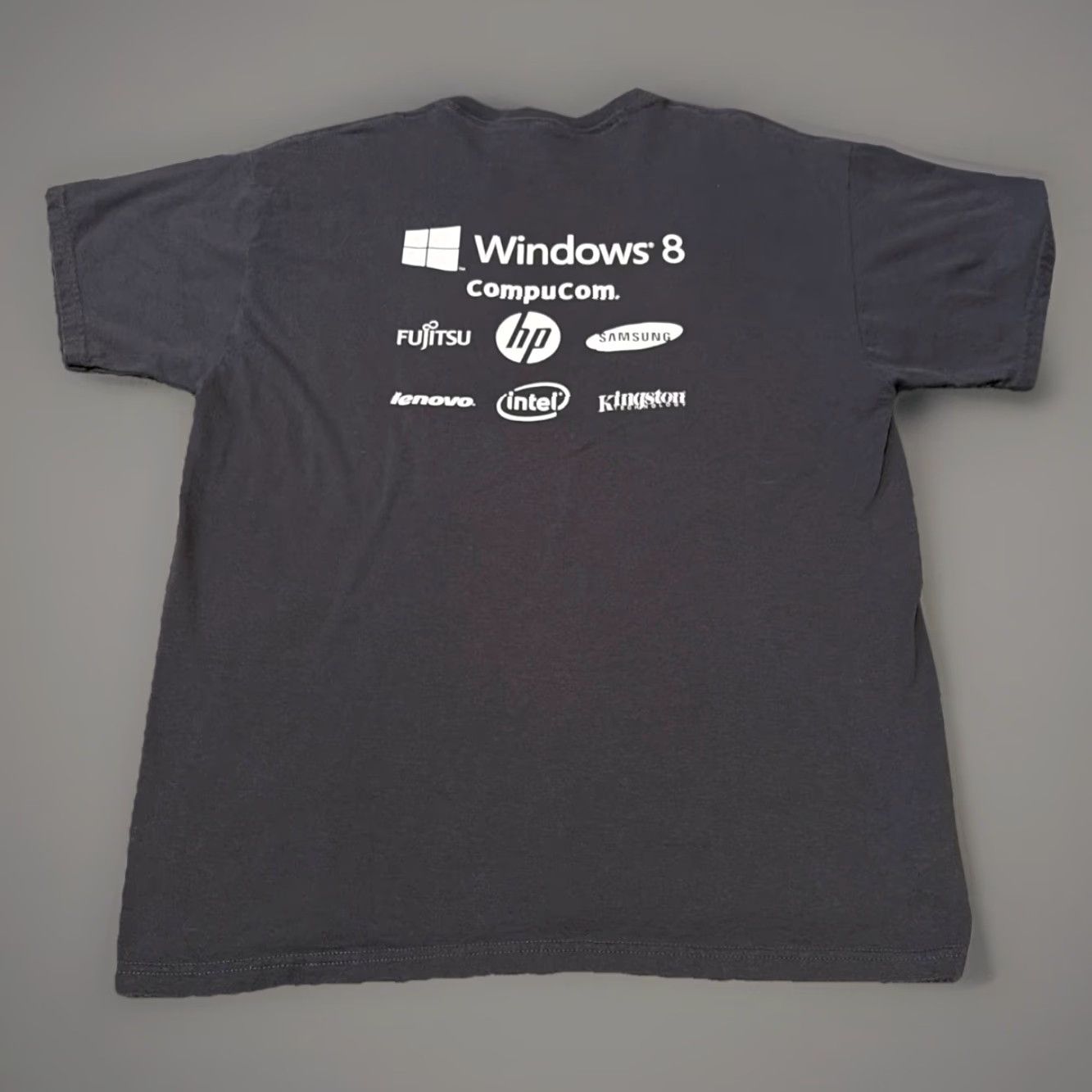 Jerzees VINTAGE Windows 8 Promo Gray T-Shirt XL Men Jerzees Computer Program Shirt Size US XL / EU 56 / 4 - 2 Thumbnail