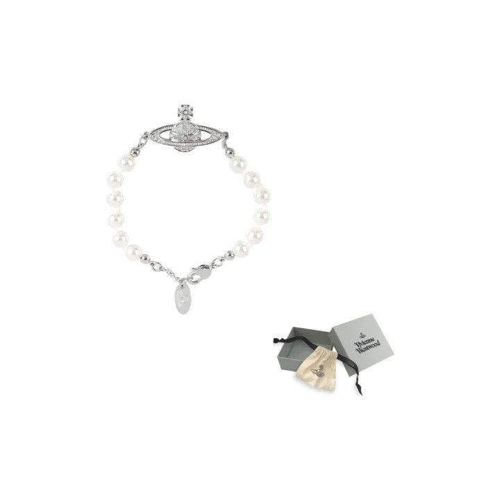 Vivienne Westwood Mini Bas Relief Brass Bracelet