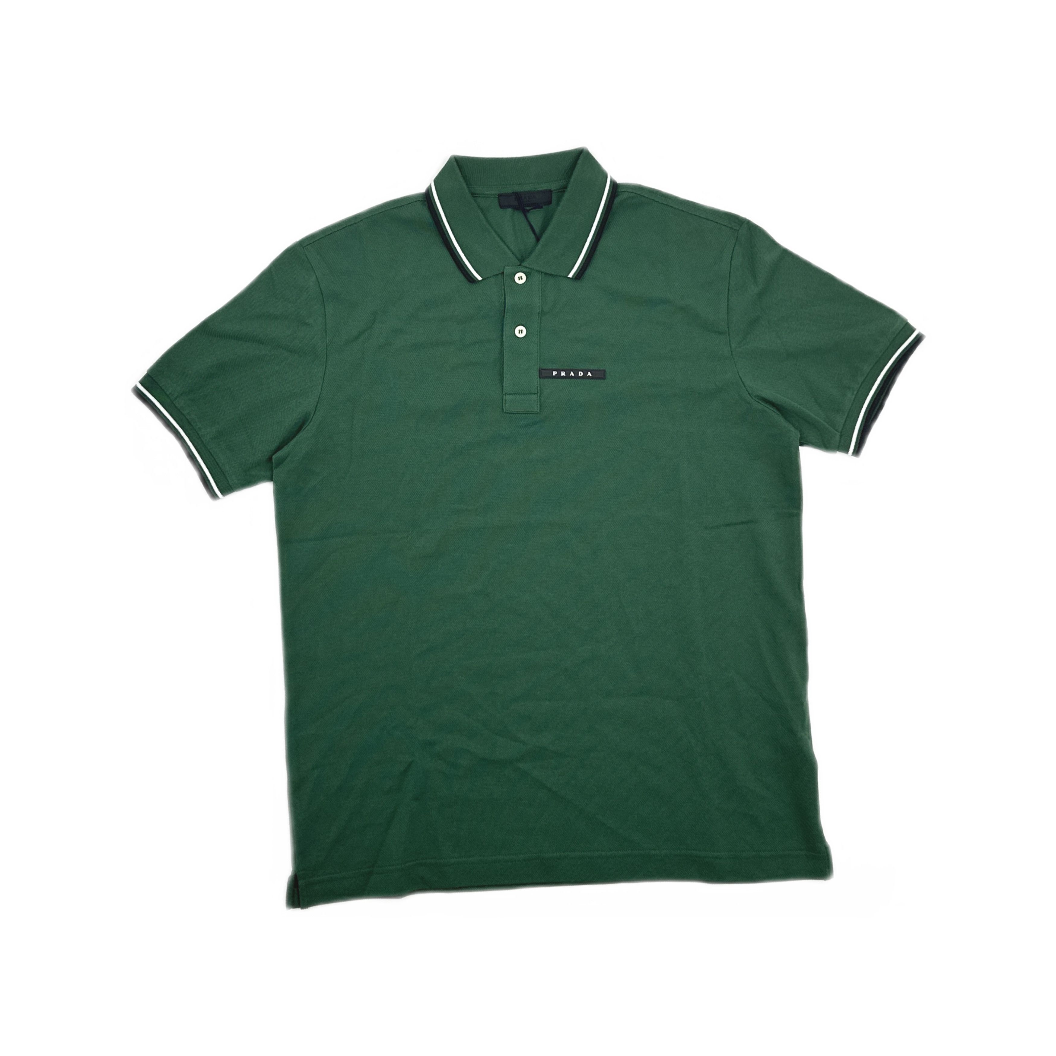 Prada Prada Logo Patch Polo Shirt Size L Size US L / EU 52-54 / 3 - 1 Thumbnail