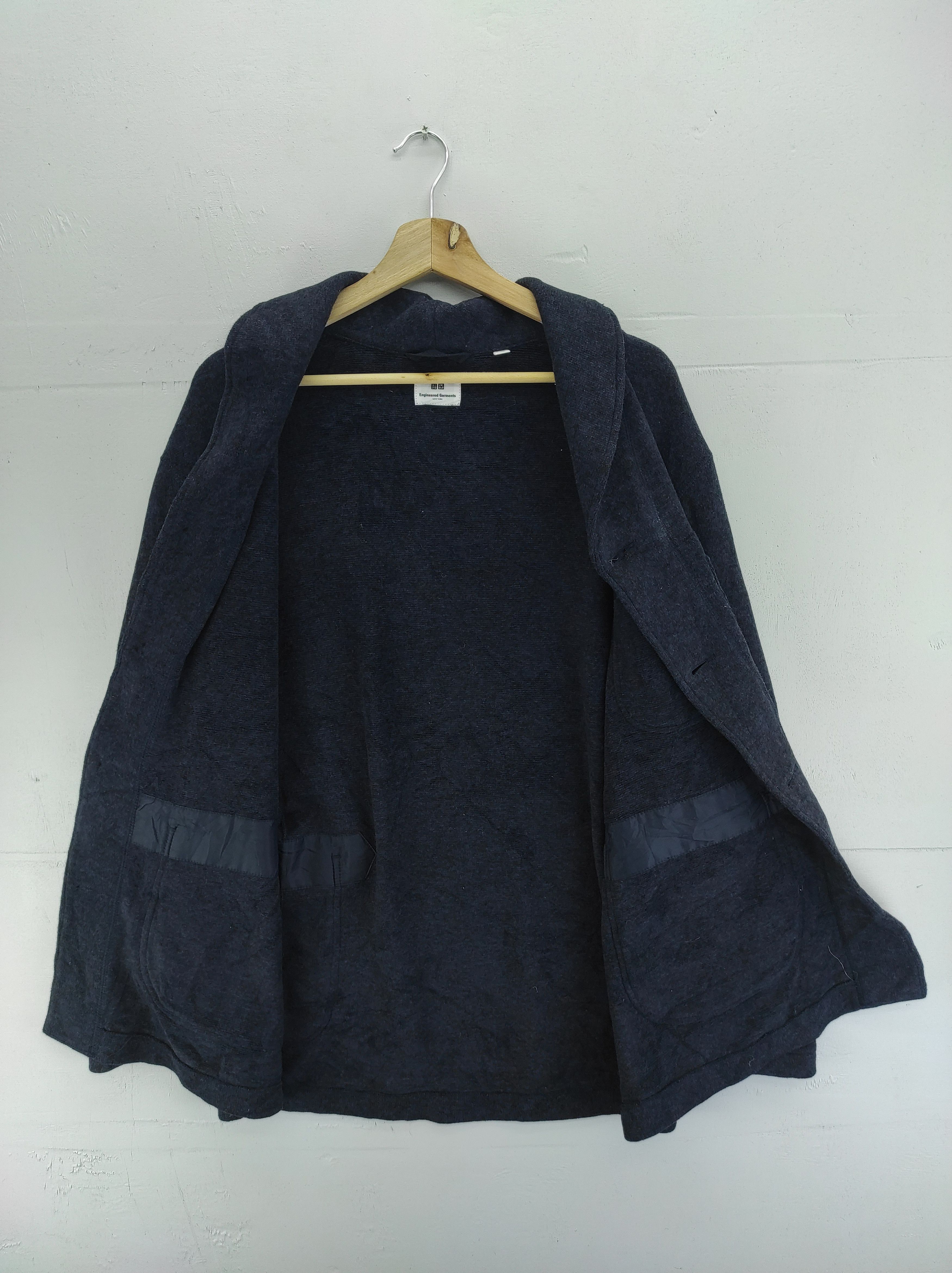 Engineered Garments × Japanese Brand × Uniqlo Uniqlo X Engineered Garments Shawl Collar Fleece Jacket Size US L / EU 52-54 / 3 - 2 Thumbnail