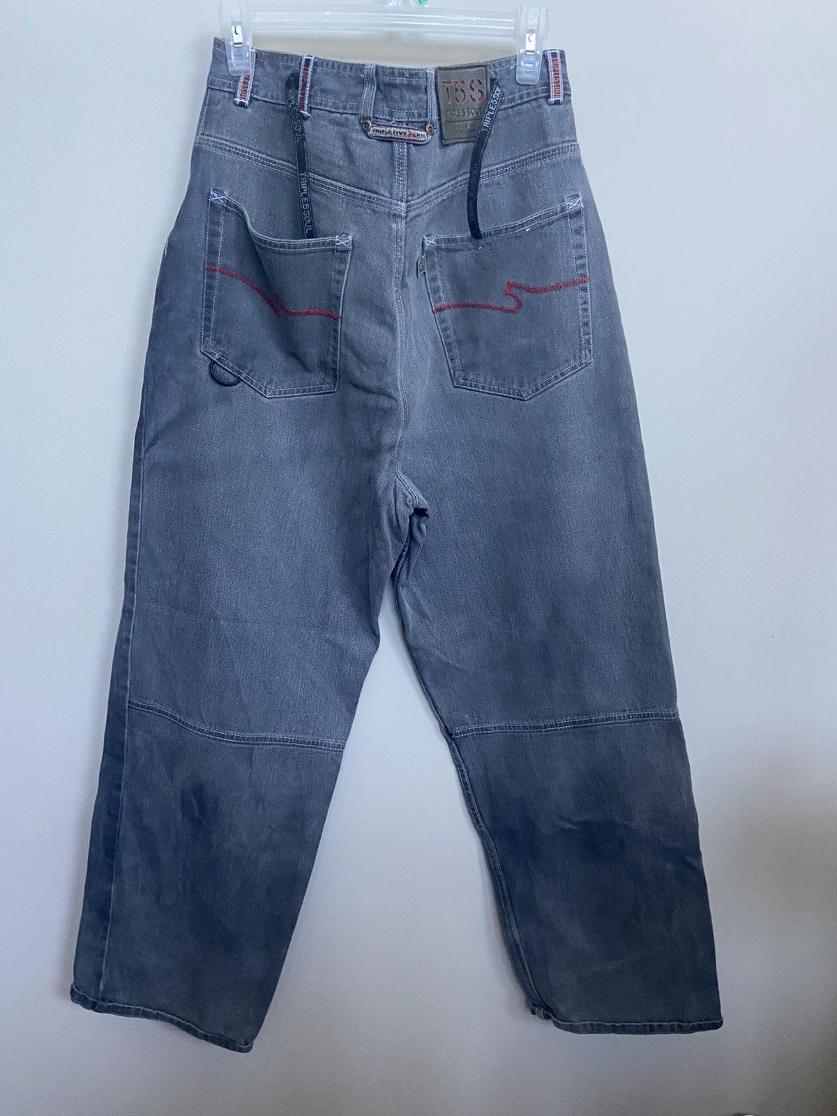 Japanese Brand × Vintage Vintage 90’s Y2K Triple Five Soul Baggie Adjustable Jeans Size US 32 / EU 48 - 2 Thumbnail