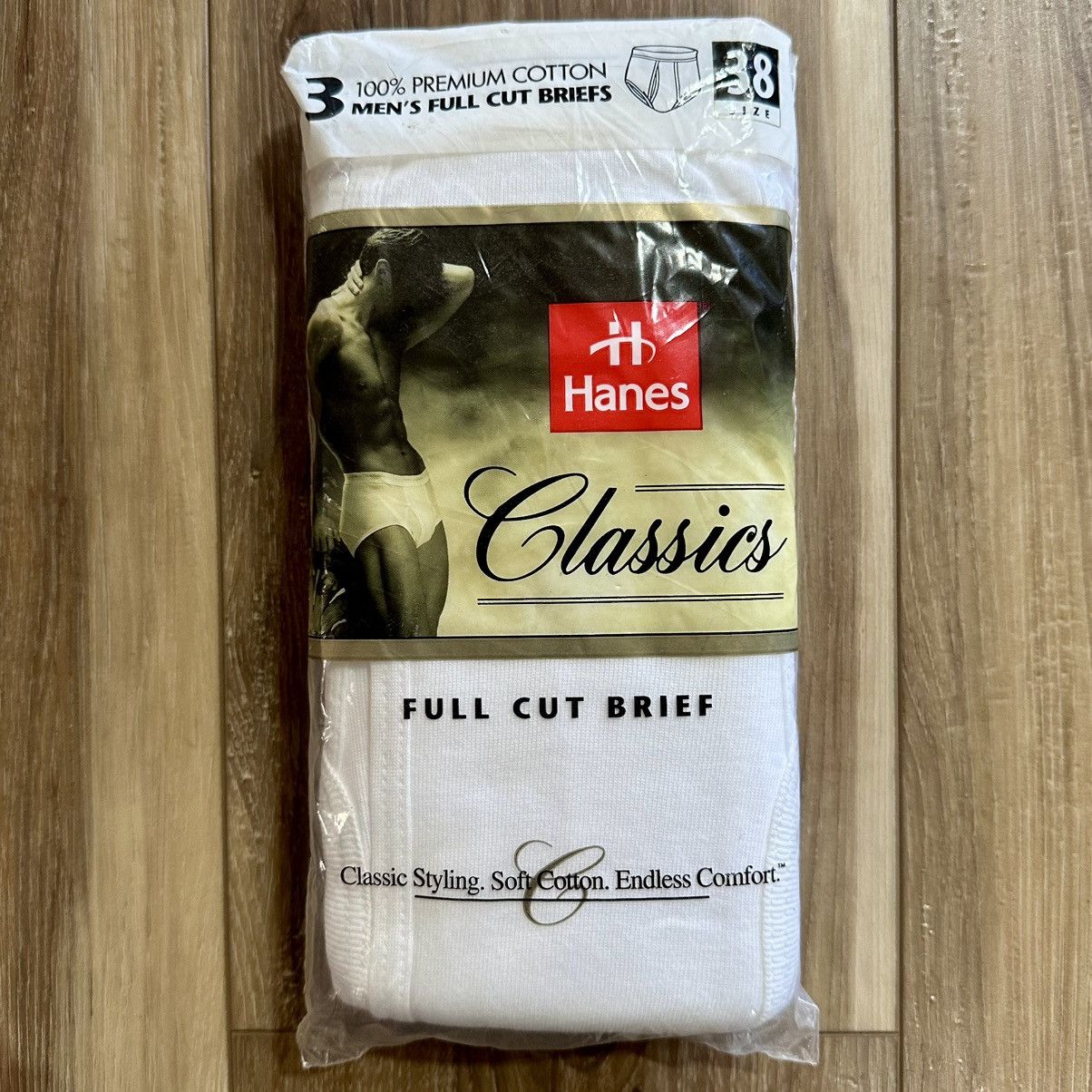 Hanes × Vintage Vintage 90’s 1998 Hanes 100% Cotton Briefs 3 Pack Size 38 Size 38 - 1 Thumbnail