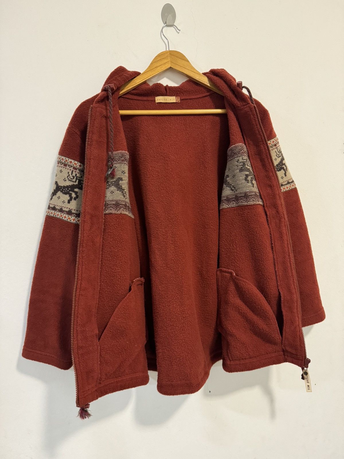 Native × Vintage Native Wit Zipper Hoodie Fleece Size US M / EU 48-50 / 2 - 7 Thumbnail