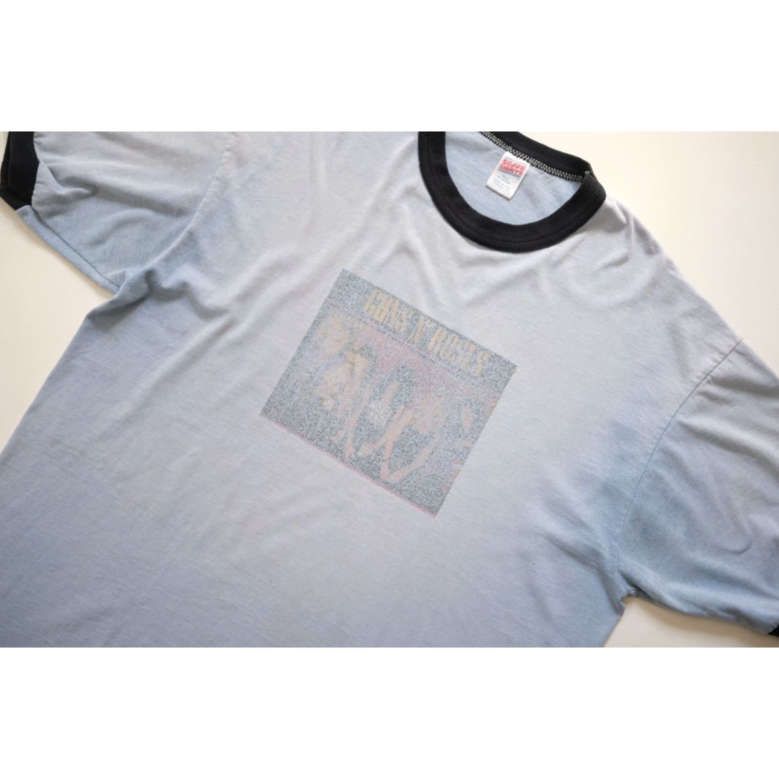 Soffe VINTAGE Guns N’ Roses Soffe T-Shirt 90s Music Tour Ringer Blue XL Mens Size US XL / EU 56 / 4 - 5 Thumbnail