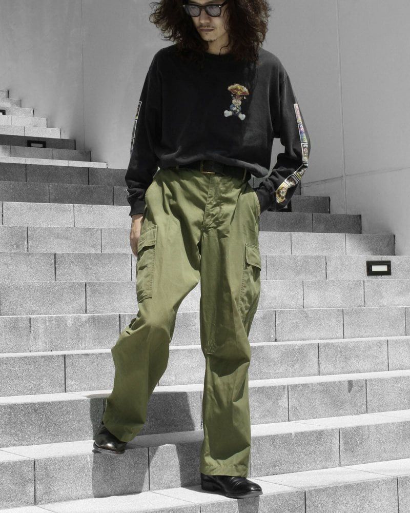 Other Historical Military Field Vintage Faded Cargo Heavy Pants Size US 31 - 16 Thumbnail