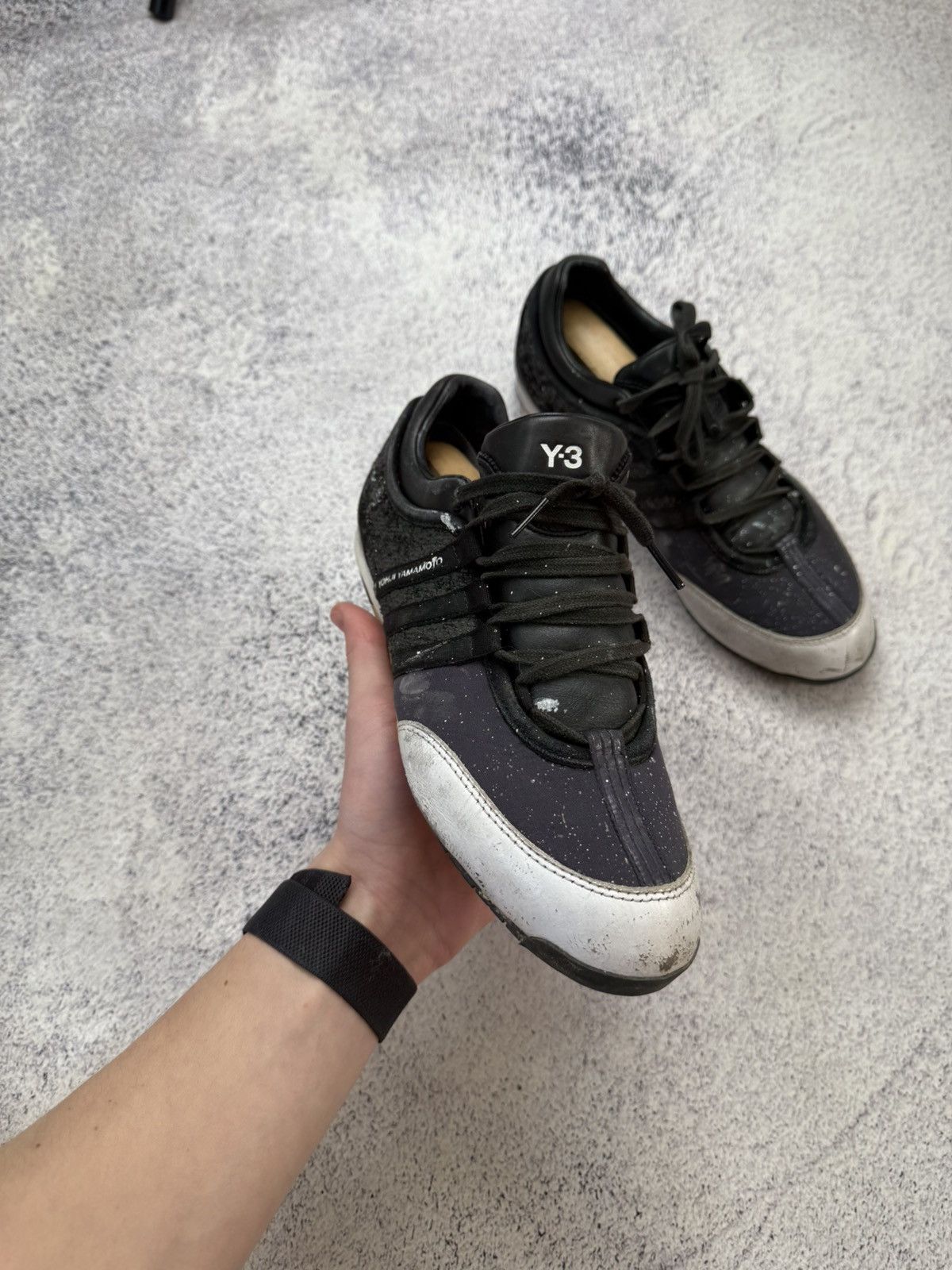 Yohji Yamamoto Yohji Yamamoto Y3 Adidas Distressed boxing trainers size 40 Size US 8 / EU 41 - 5 Thumbnail