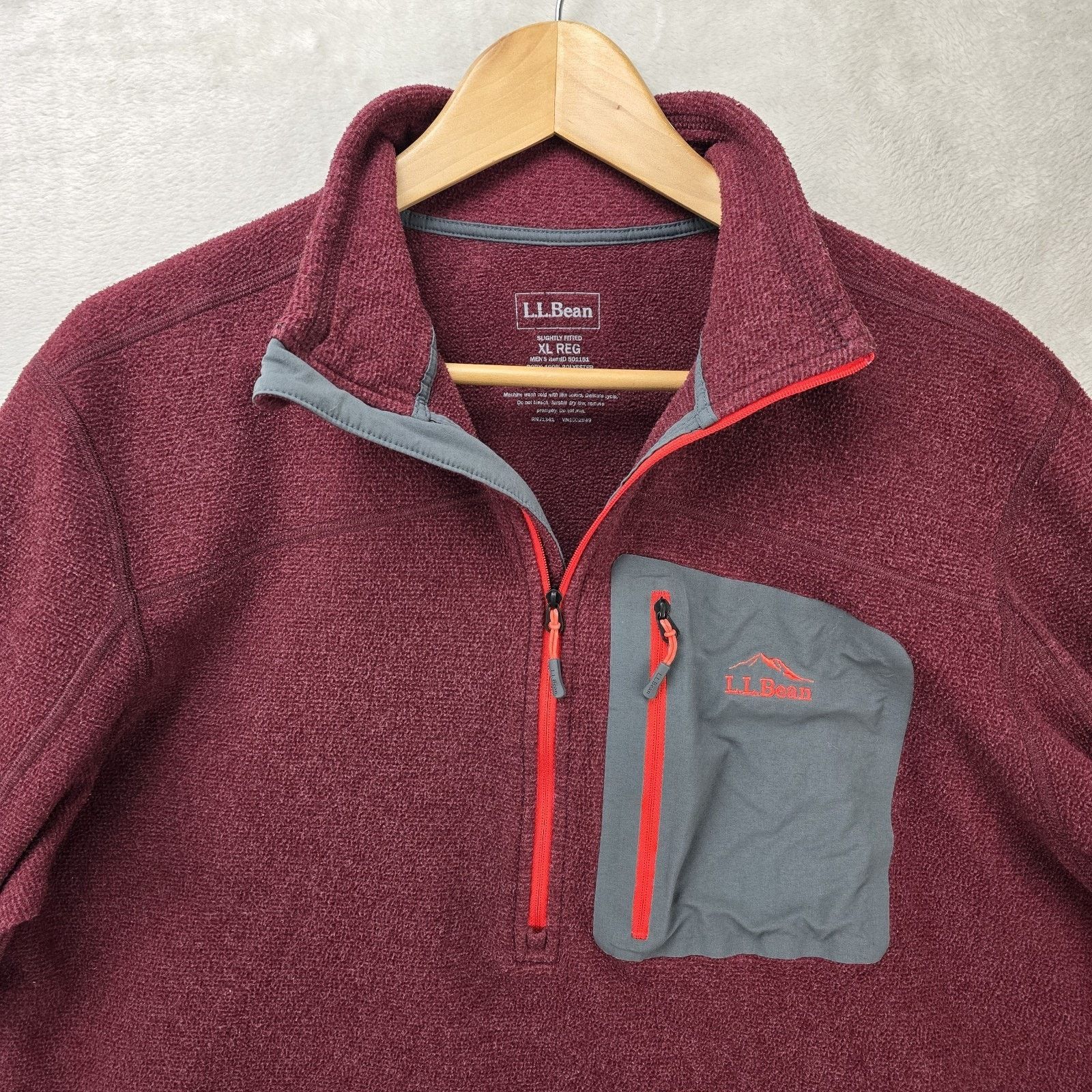 L.L. Bean L.L Bean 1/4 Zip Sweater XL North Ridge Slightly Fitted Size US XL / EU 56 / 4 - 6 Thumbnail