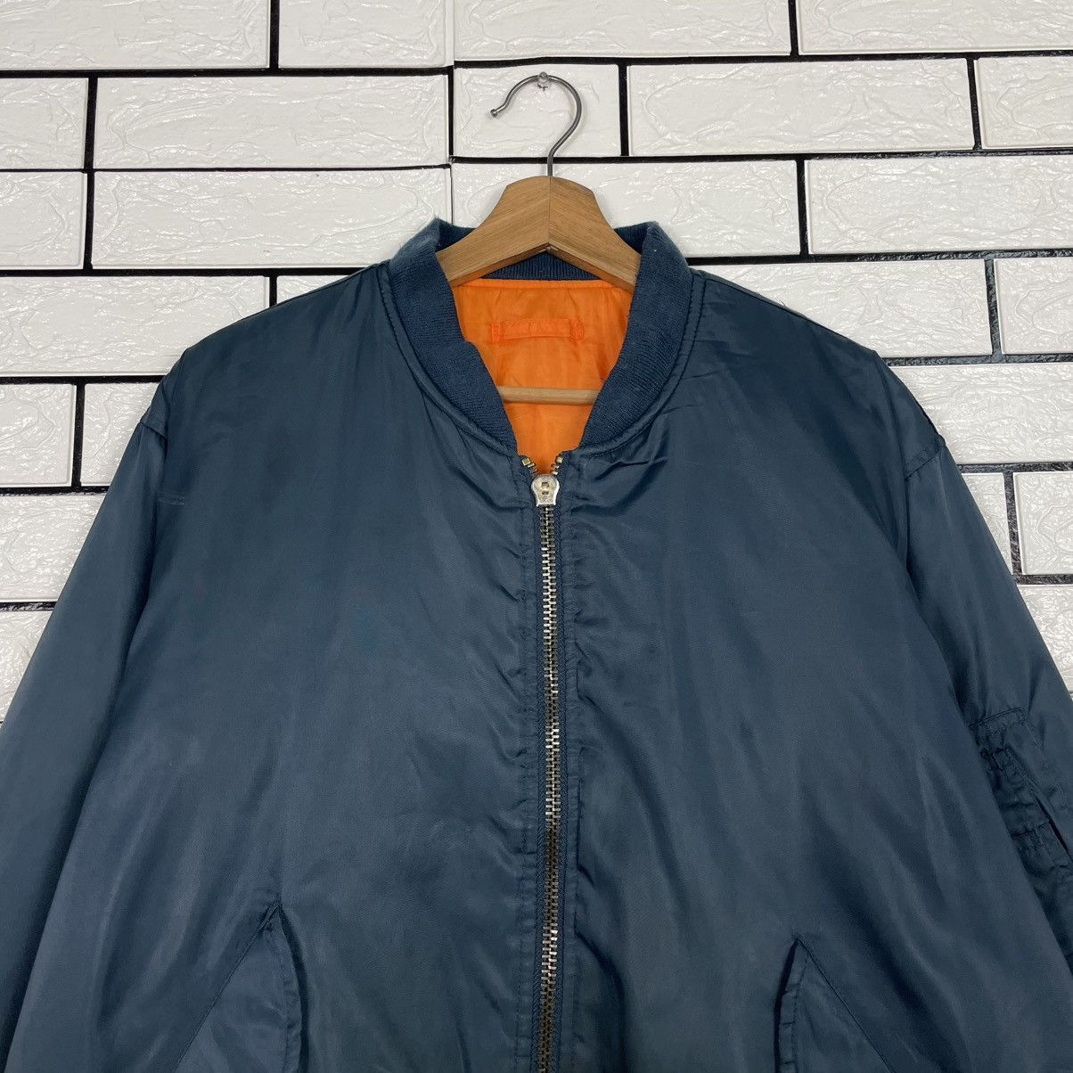 Japanese Brand Japanese Brand Military Bomber Jacket Size US XL / EU 56 / 4 - 4 Thumbnail