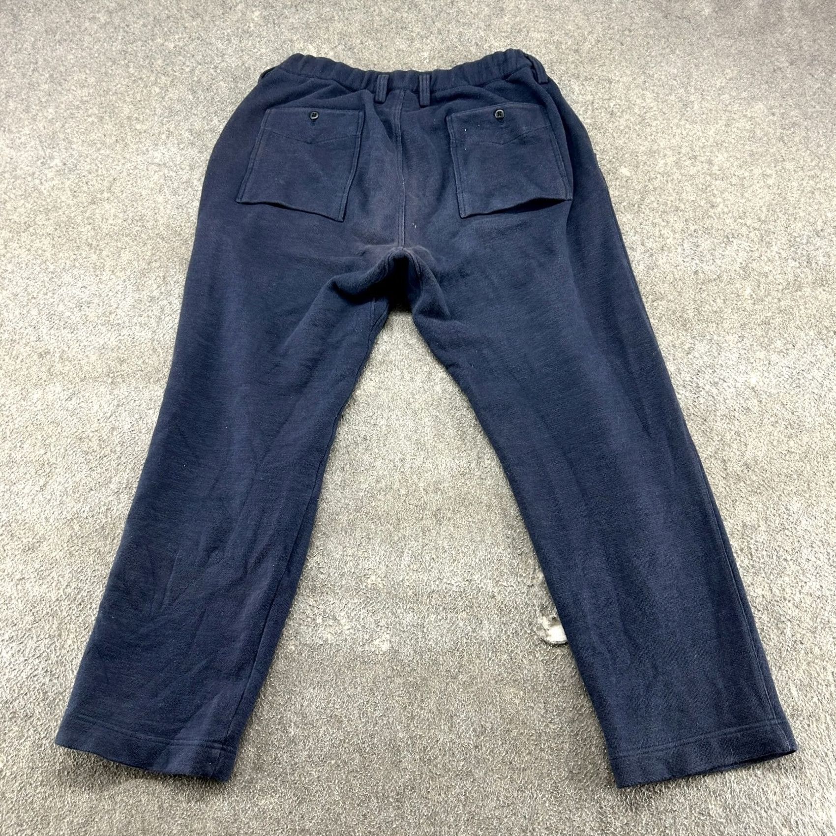 Jackman VINTAGE Jackman Pants Mens XL Blue Navy Sweatpants Heavy Cotton Tanabe Meriyasu Japan Size US 36 / EU 52 - 7 Thumbnail