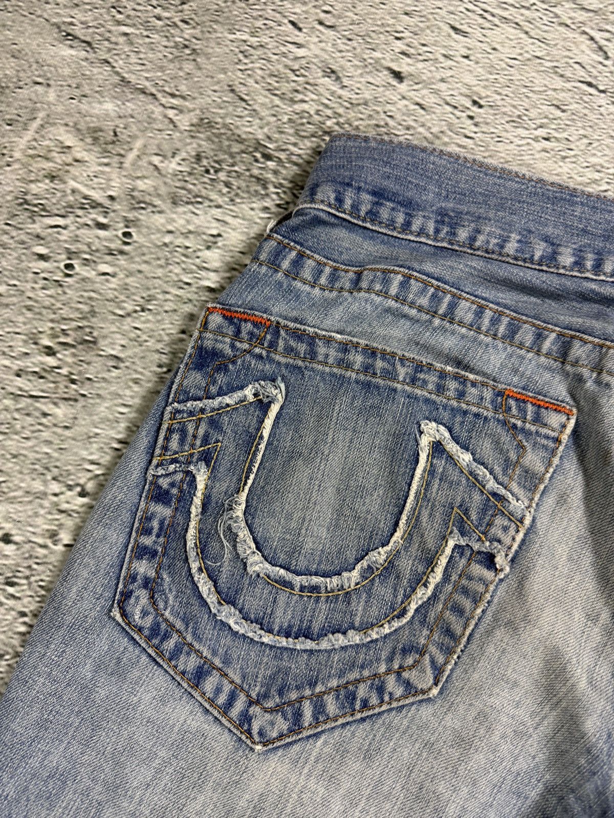 True Religion True Religion jeans vintage denim pants blue distressed Size US 31 - 3 Thumbnail