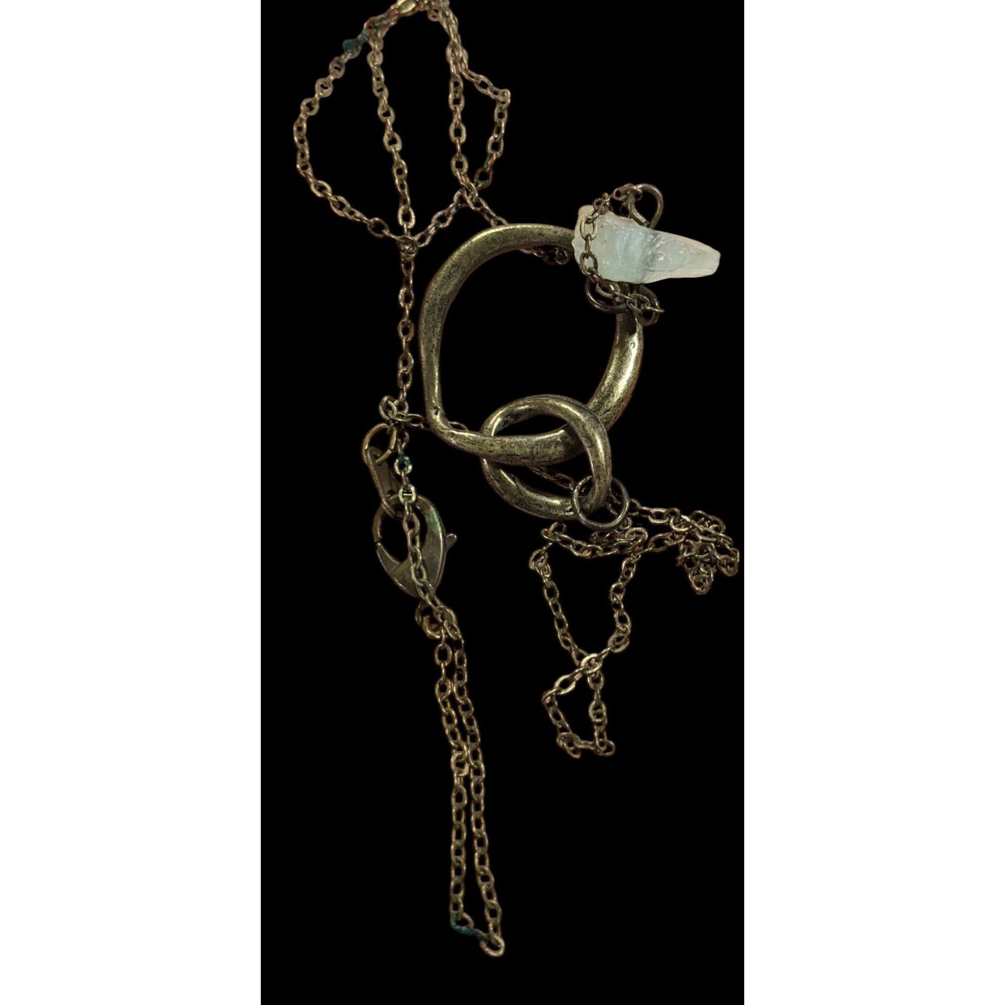 Other Casual Festival Abstract Antiqued Gold Tone Necklace Size ONE SIZE - 5 Thumbnail