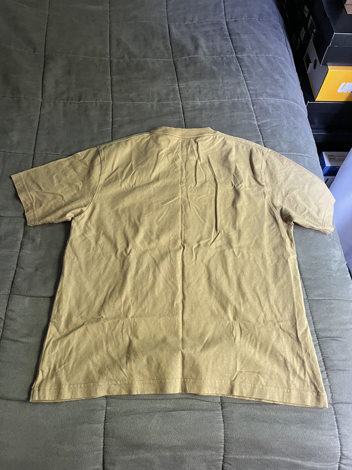 Balenciaga Balenciaga Beige Crest Logo T Shirt Size US S / EU 44-46 / 1 - 3 Thumbnail