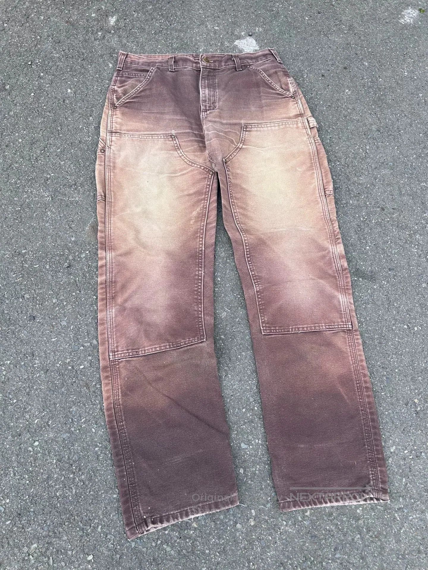 Vintage Vintage Carhartt B01 B136 Double Knee Pants. Size US 32 / EU 48 - 3 Thumbnail