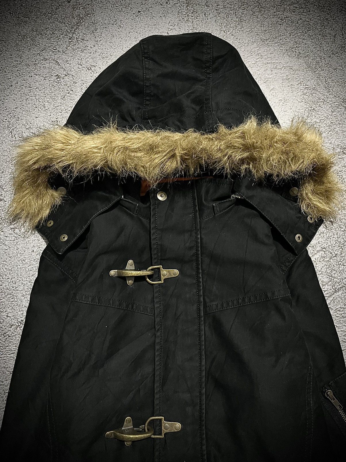 Japanese Brand 2000s Japanese On Board Suede Fur Jacket Size US L / EU 52-54 / 3 - 2 Thumbnail