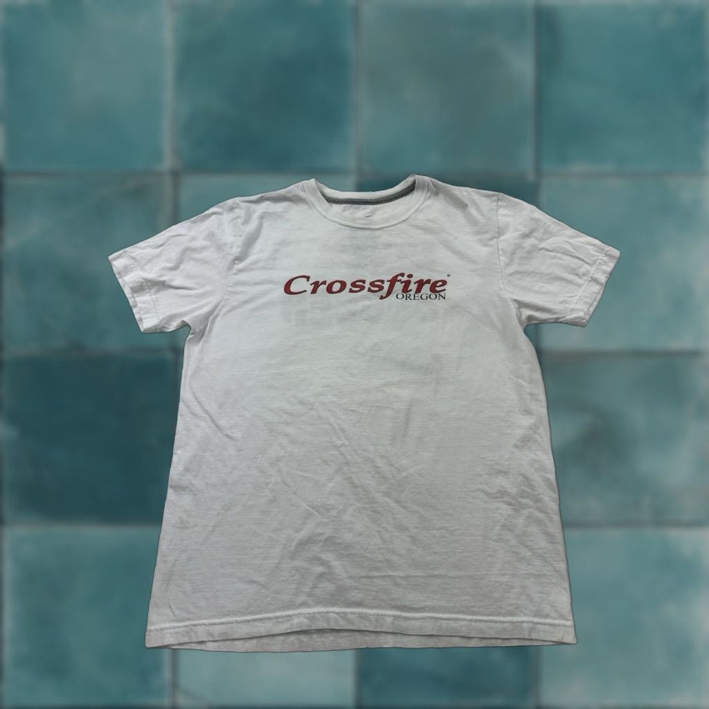 Nike Nike Shirt Mens Large White Crossfire Soccer Oregon Short Sleeve Crew Neck Size US L / EU 52-54 / 3 - 1 Thumbnail