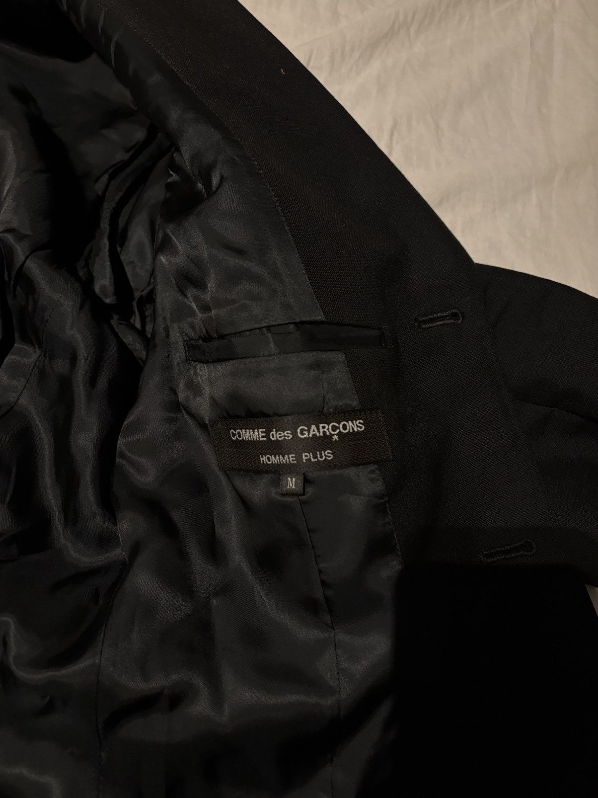Comme des Garcons Homme Plus Comme des Garçon homme plus flockered blazer Size 48L - 3 Thumbnail