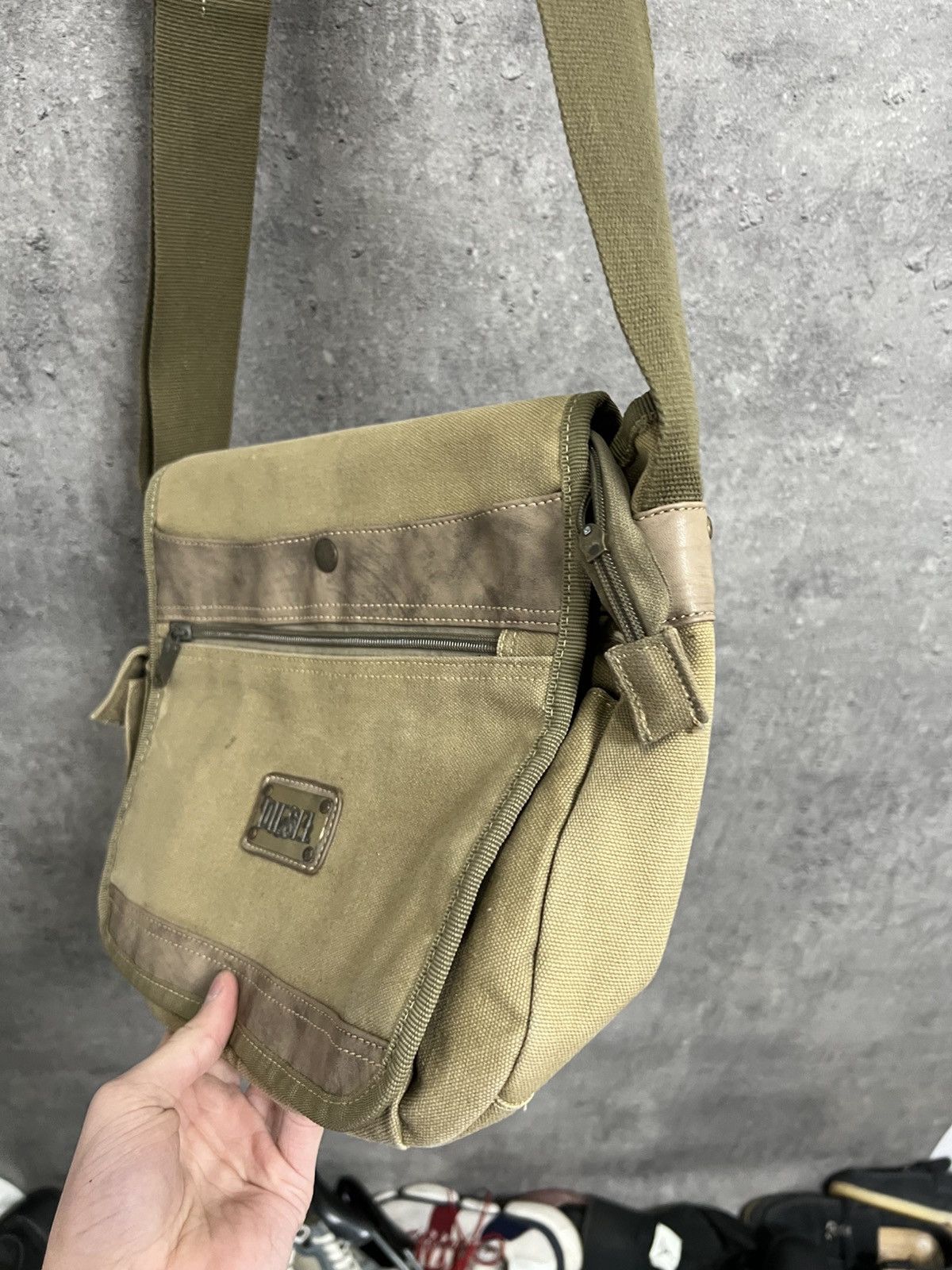 Diesel Vintage Japan Diesel Bag Avantgarde Hype Distressed Gothic Size ONE SIZE - 5 Thumbnail