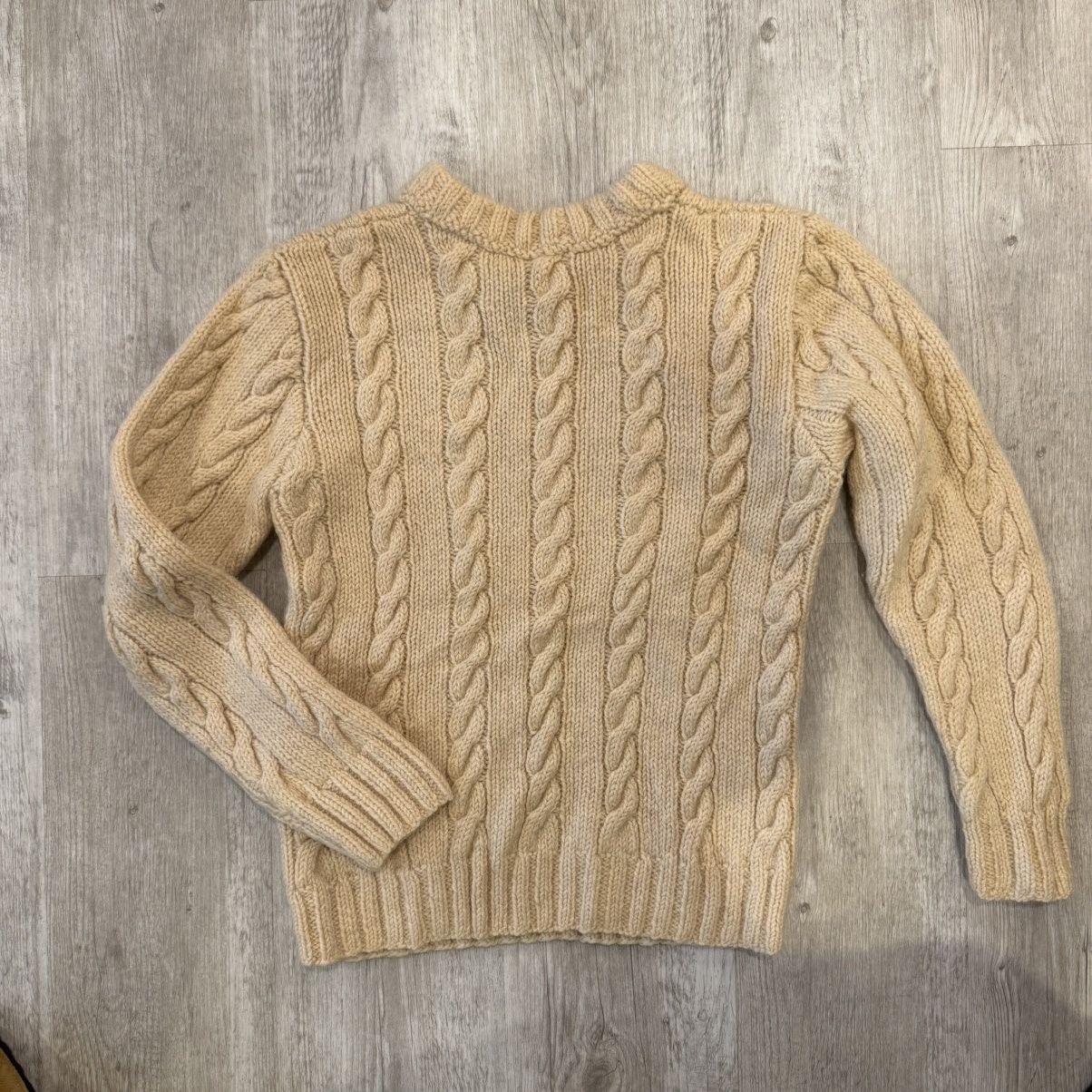 Other Vintage cable knit wool sweater Size US XS / EU 42 / 0 - 2 Thumbnail