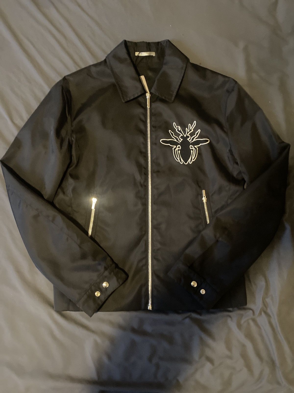 image of Dior Homme 2011 Bomber Jacket in Black, Men's (Size Medium)