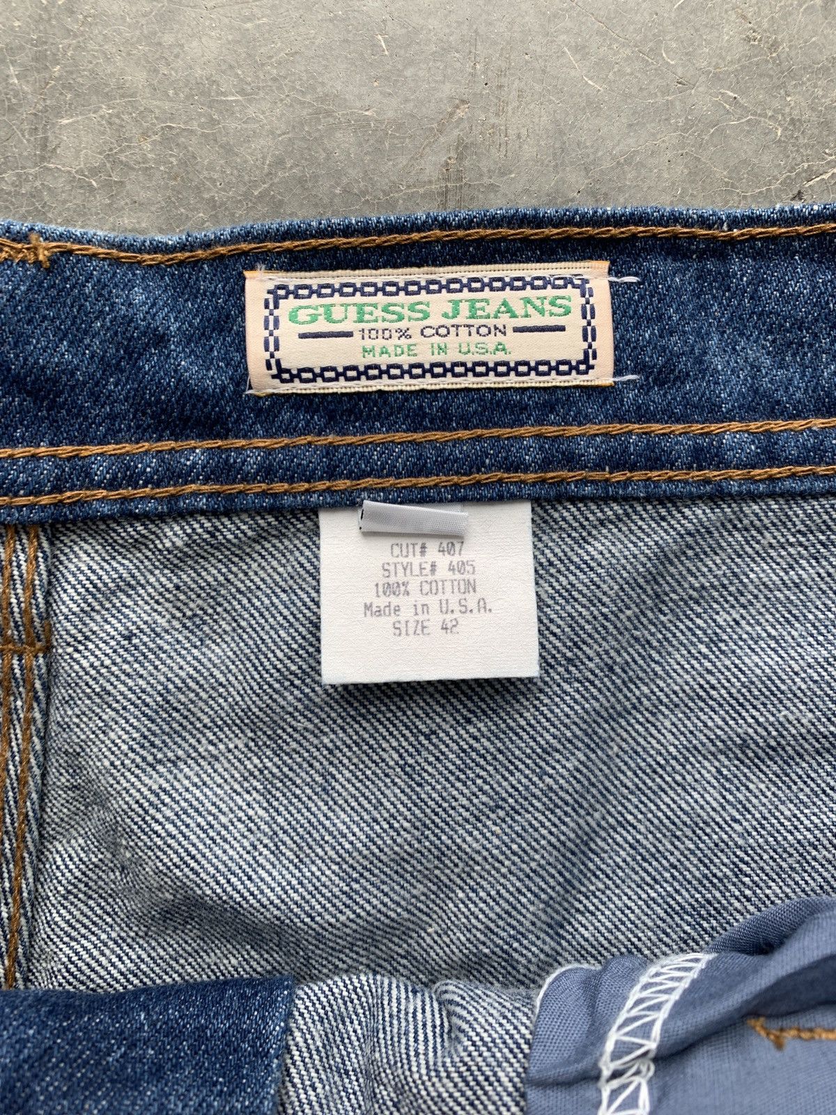 Guess × JNCO × Vintage Crazy BNWT Vintage Y2K Guess Baggy Jeans Size US 42 / EU 58 - 6 Thumbnail