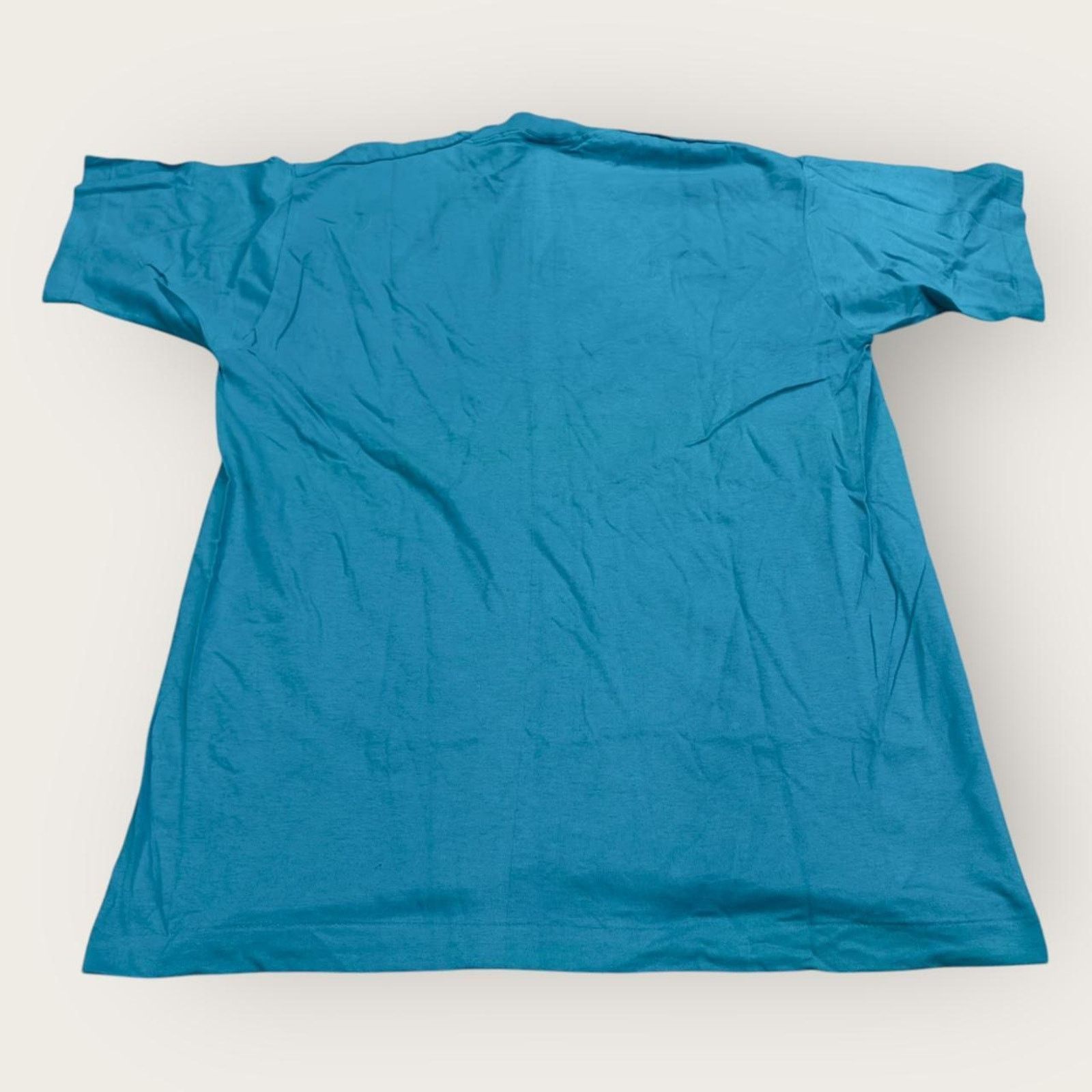 Fruit Of The Loom Vintage 80s Single Stitch NWT Fruit of the Loom Blank Tee Size US XL / EU 56 / 4 - 5 Thumbnail