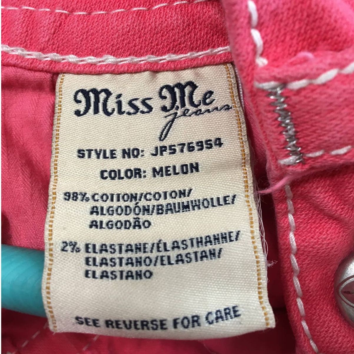 Miss Me Miss Me Melon Fleur De Lis Jeans Size 26 Skinny Size 26" / US 2 / IT 38 - 7 Thumbnail