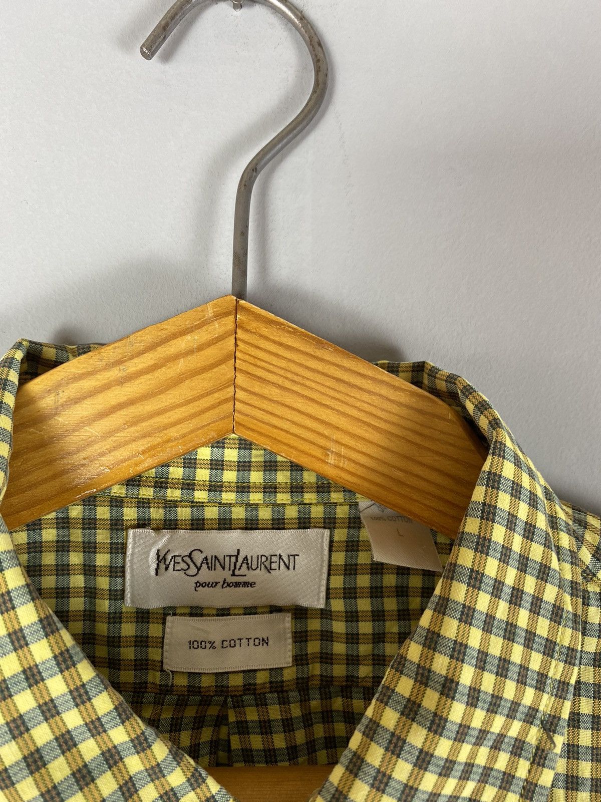 Yves Saint Laurent Vintage 90s Yves Saint Laurent shirt Size US L / EU 52-54 / 3 - 5 Thumbnail