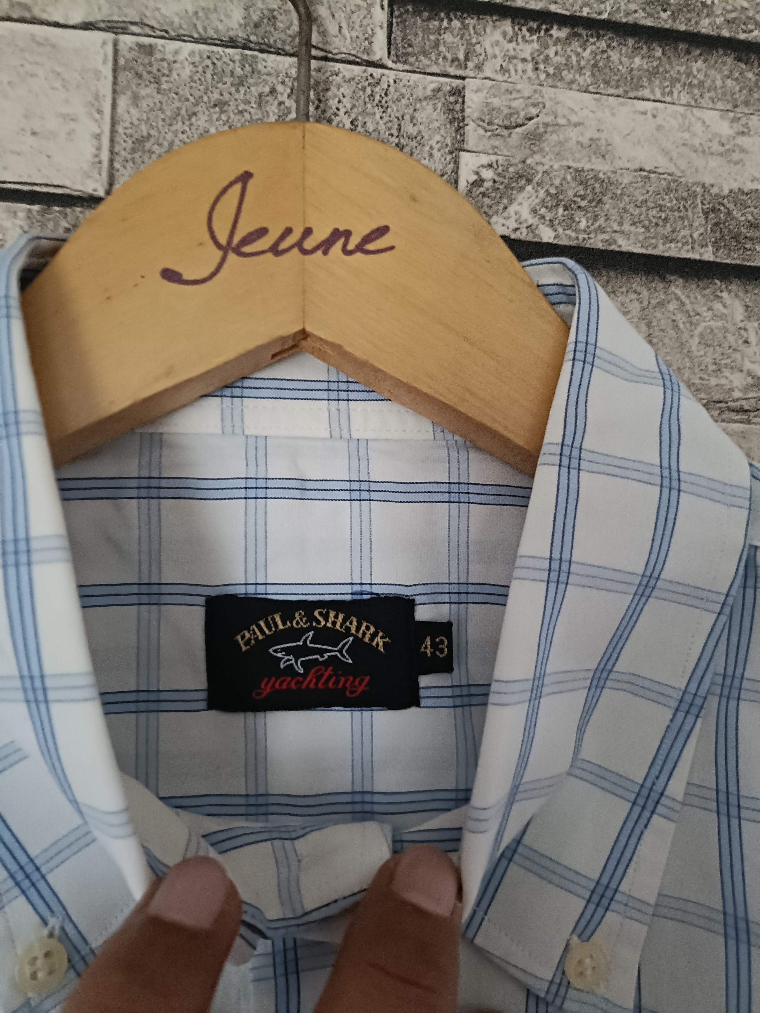 Paul & Shark Paul & shark yachting windowpane shirt Size US S / EU 44-46 / 1 - 4 Thumbnail