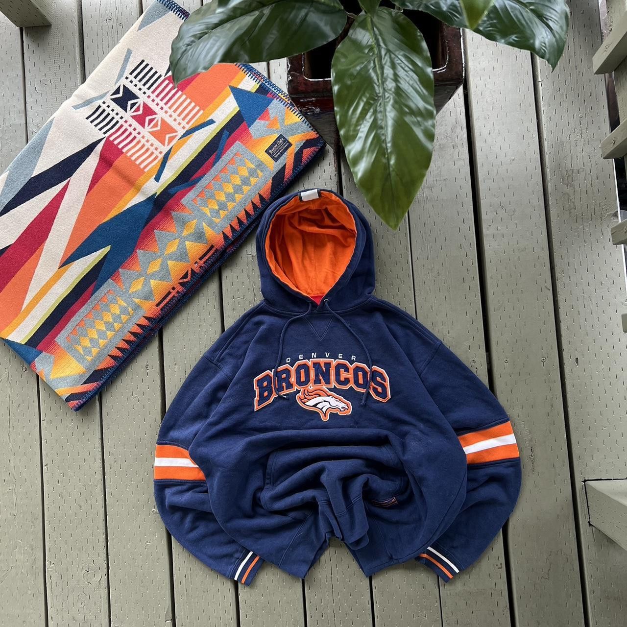 NFL Vintage Denver Broncos NFL Pullover Sweatshirt Embroidered Size US L / EU 52-54 / 3 - 1 Thumbnail