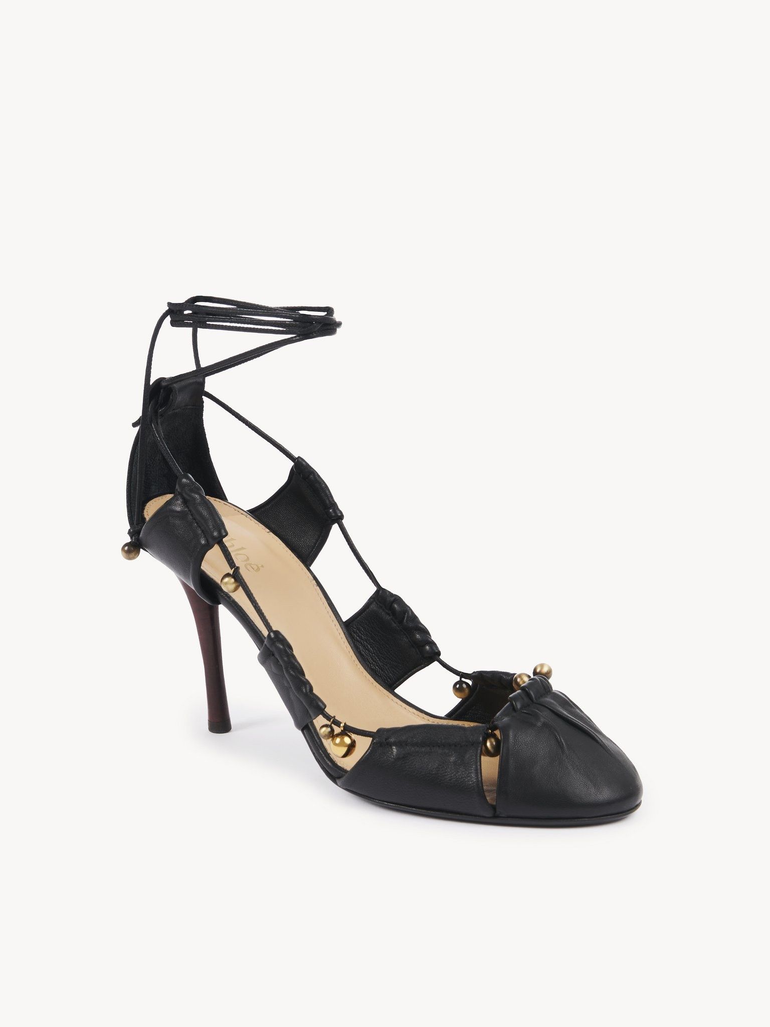Chloe o1loc1c11125 Luna Pumps in Black Size US 9 / IT 39 - 3 Thumbnail