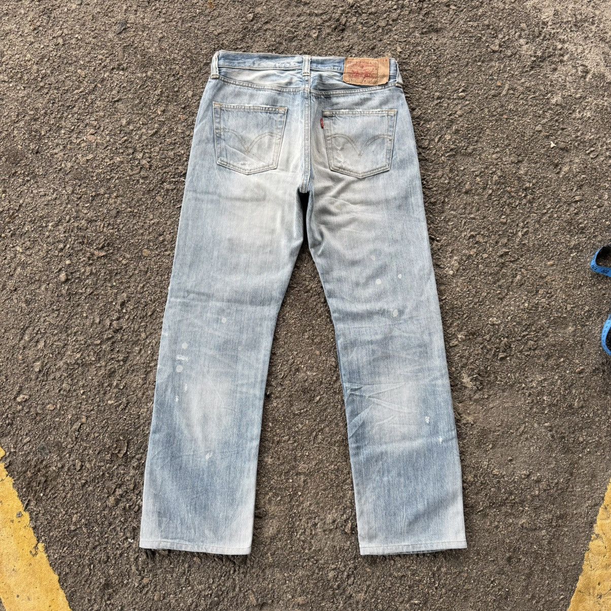 Levi's Vintage Clothing VINTAGE LEVI’S 501 DISTRESSED JEAN DENIM PANTS Size US 31 - 2 Thumbnail