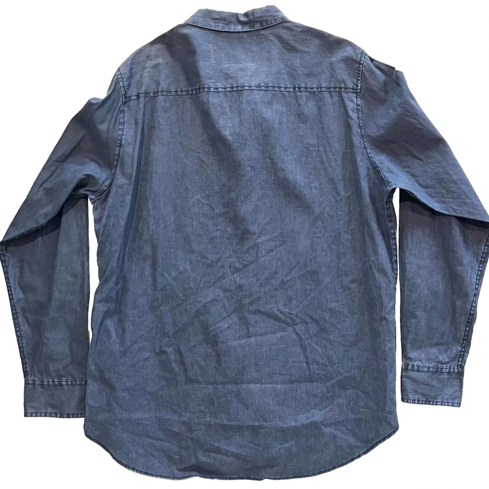 Vintage VINTAGE The Narrows Men’s Linen Shirt Blue Button Front Zippers XL Men’s Shirt Long Sleeve Size XL Linen Blue Button-Up Accessories: Zipper Size US XL / EU 56 / 4 - 4 Thumbnail