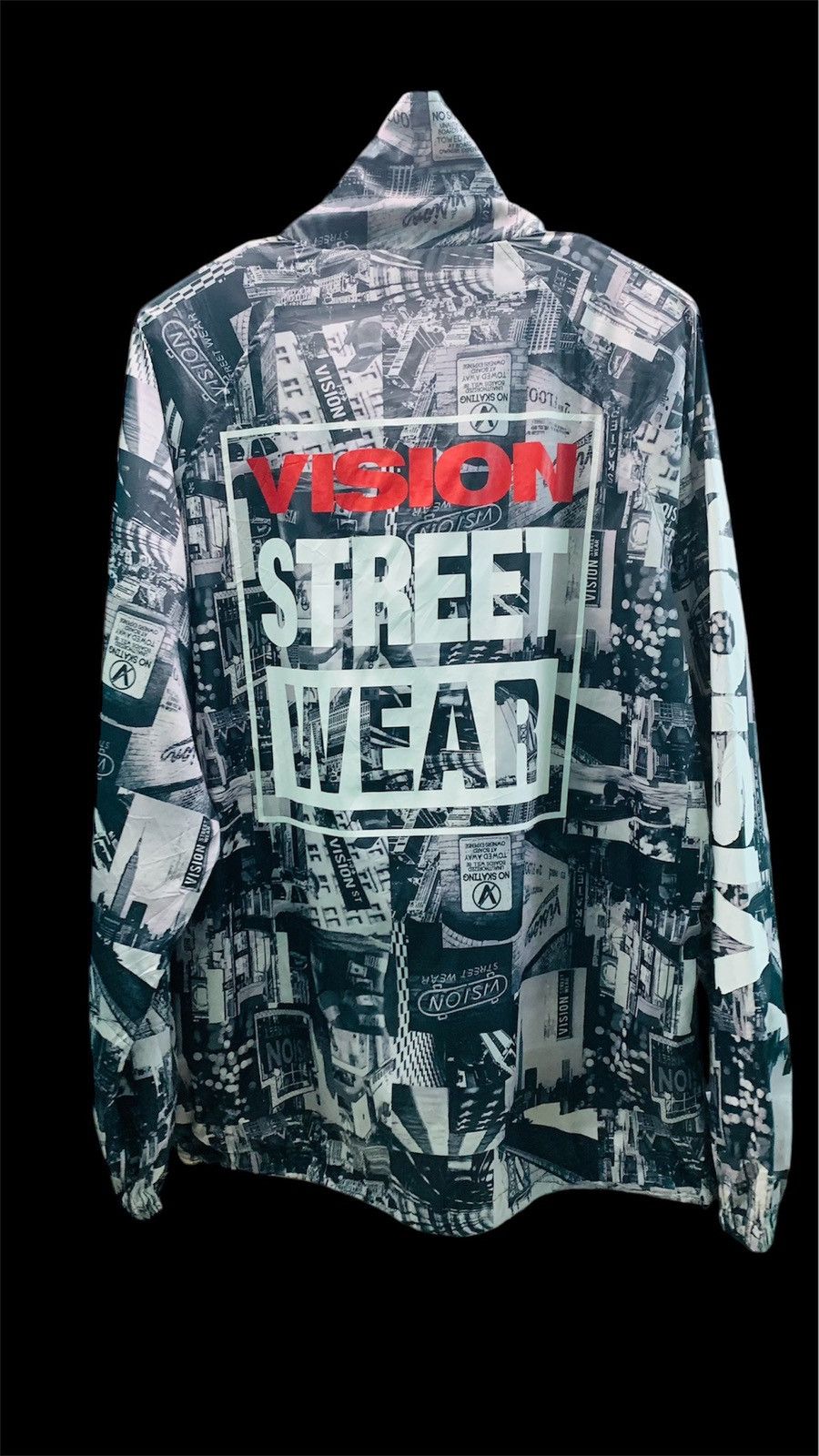Vintage × Vision Streetwear VISION STREETWEAR fullprint button-up light jacket Size US XL / EU 56 / 4 - 4 Thumbnail