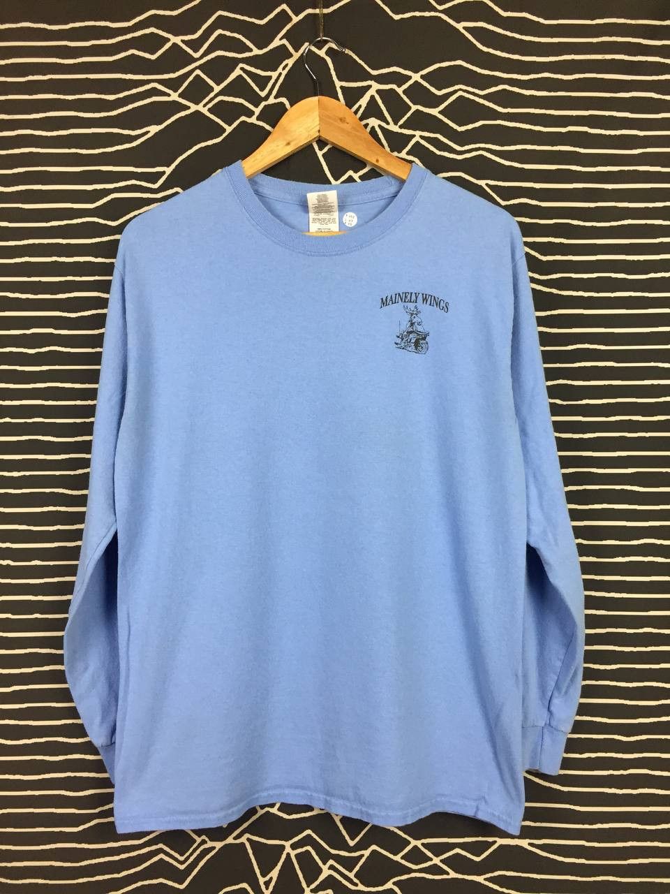 Gildan × Vintage Vtg Mainely Wings GWRRA Road Riders Longsleeve Tee Size US M / EU 48-50 / 2 - 6 Thumbnail