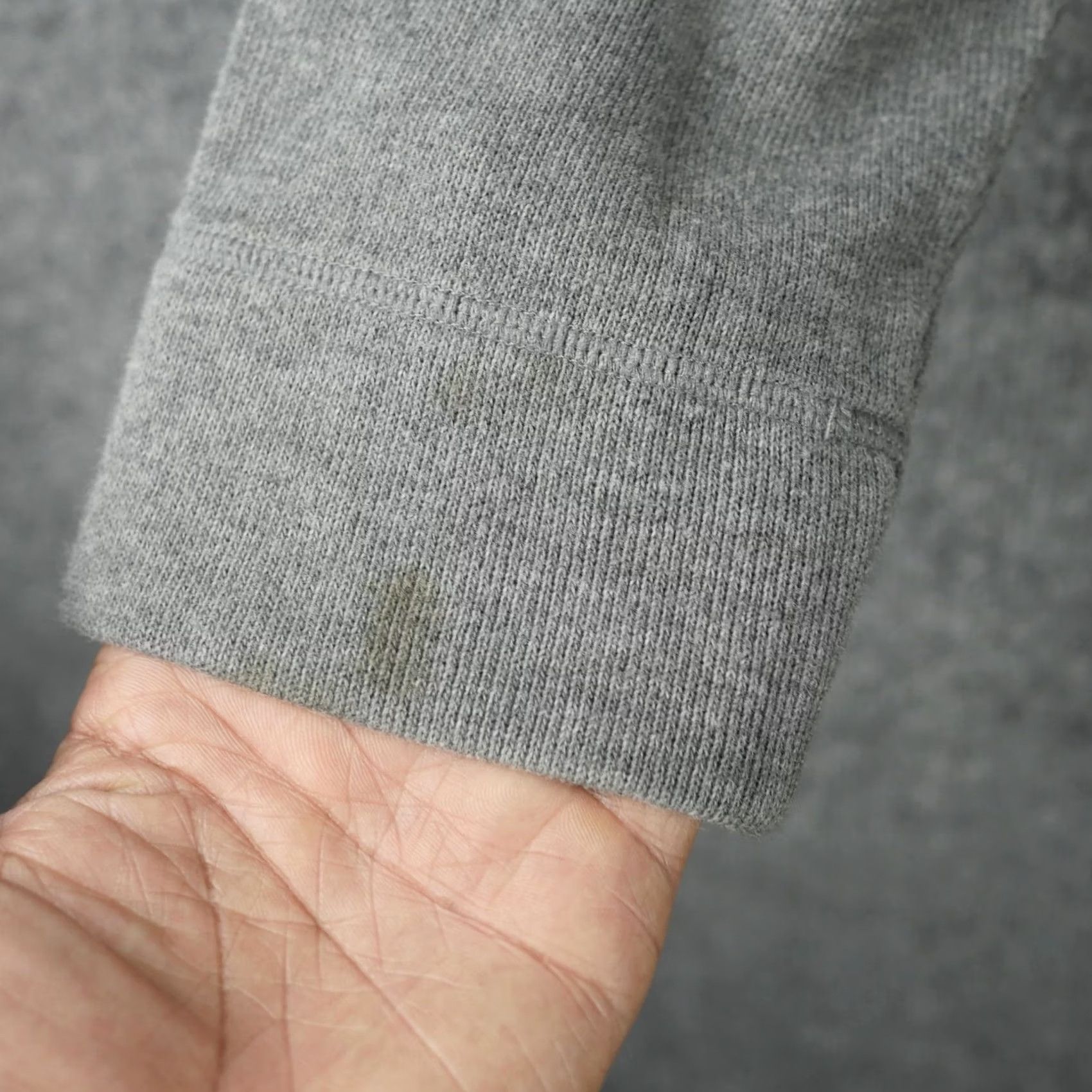 Faconnable VINTAGE? Faconnable Sweat er Mens Large Gray Cotton 1/4 Zip Mock Neck Knit Pullover Size US L / EU 52-54 / 3 - 7 Thumbnail
