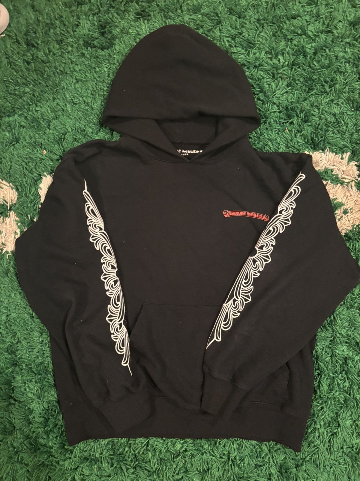限定コラボ◆送料込♪【CHROME HEARTS】Flower Chomper パーカー ☆Chrome Hearts x Deadly Doll☆送関込☆話題のコラボパーカー