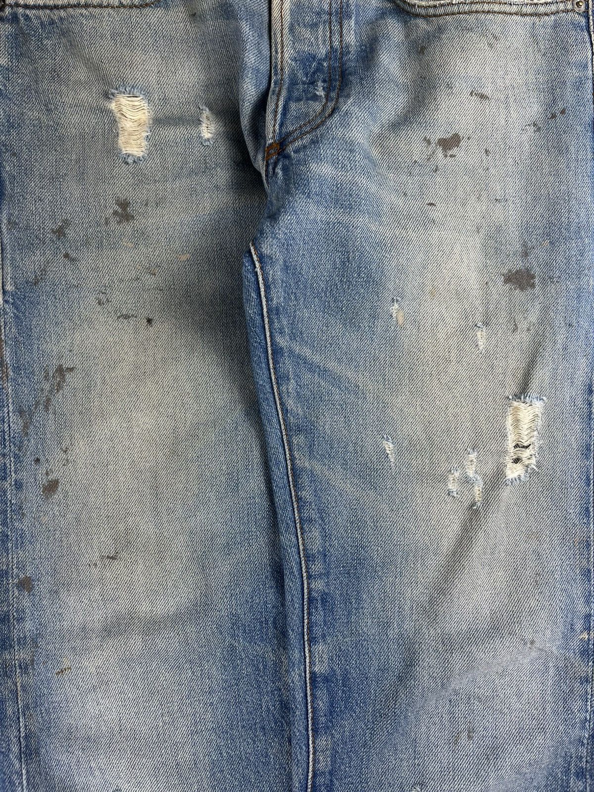 Dior Dior Homme Mudwash Painter Distressed Blue Denim Jeans Size US 28 / EU 44 - 5 Thumbnail