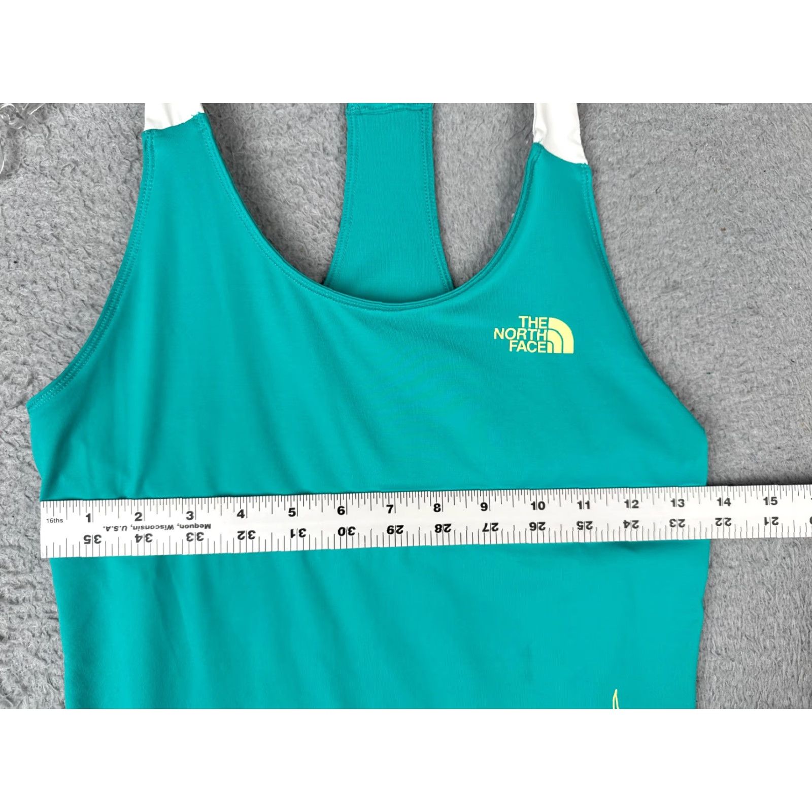 The North Face The North Face Shirt Women XS Blue Floral Tank Raceback Scoop Neck Bra Size XS / US 0-2 / IT 36-38 - 6 Thumbnail