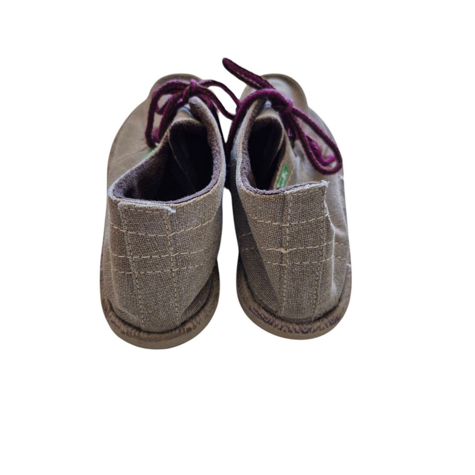 Sanuk Sanuk Womens Shaka Lite 2 Natural Canvas Shoes Laofers Shoes Size US 6 / IT 36 - 2 Thumbnail