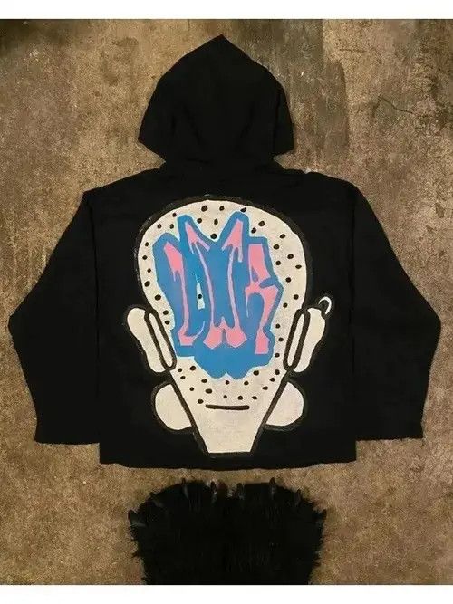 VIBE Punk Pattern Hot Printed Street Sweatshirt Hoodies Size US M / EU 48-50 / 2 - 4 Thumbnail